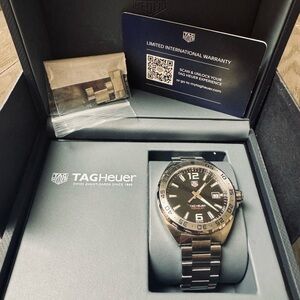 TAG Heuer Formula 1 Date Black Dial with Silver Bracelet